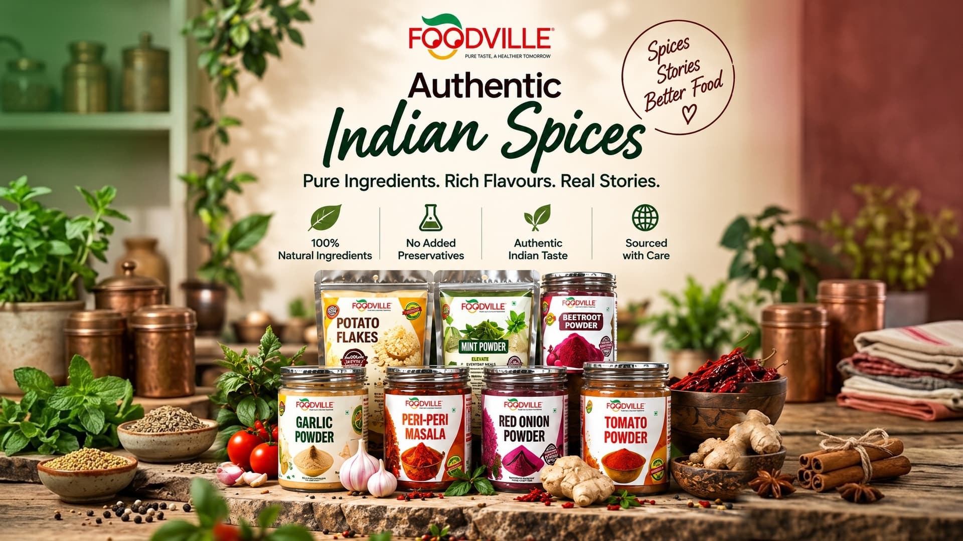 Authentic Indian Spices Range by Foodville